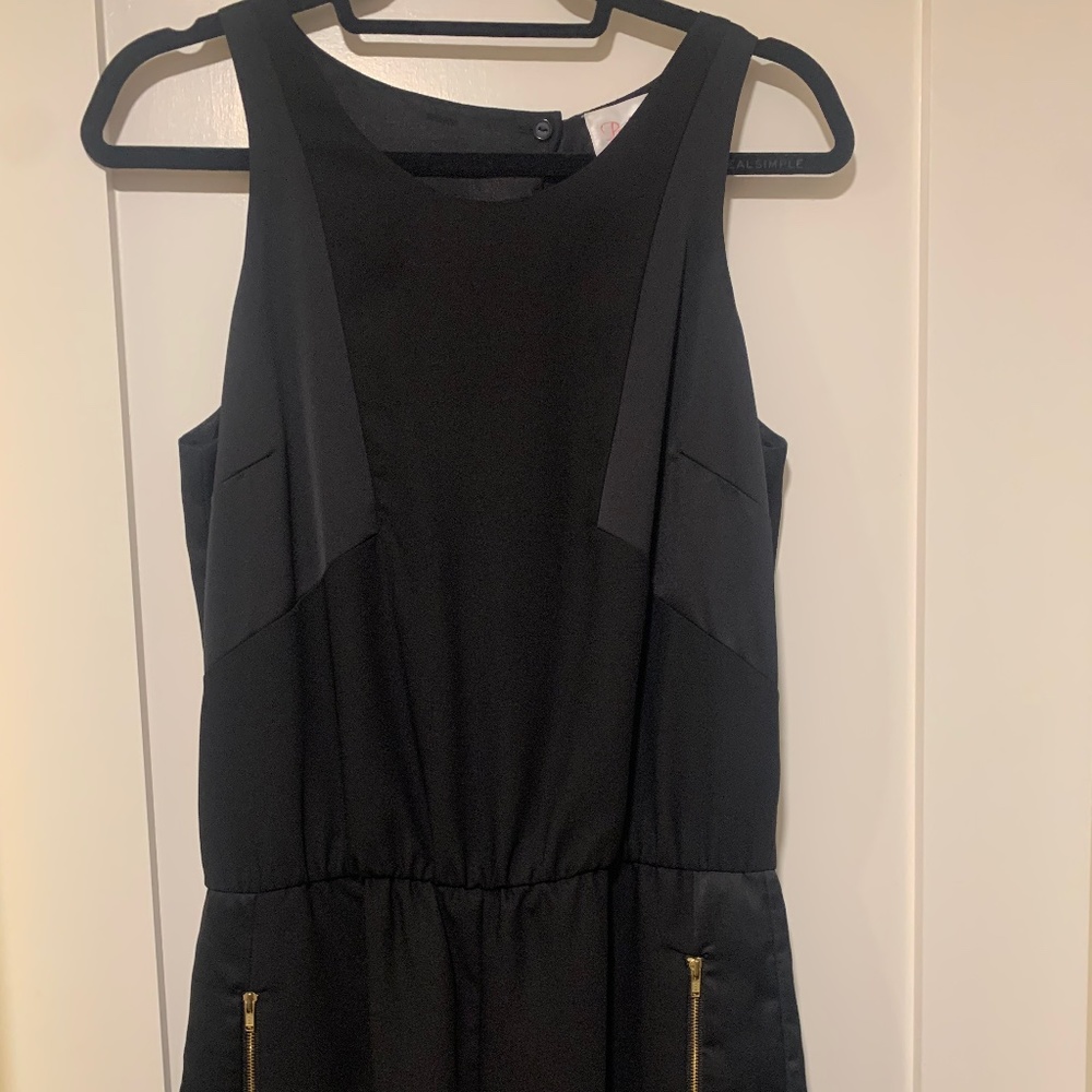 Parker black short romper